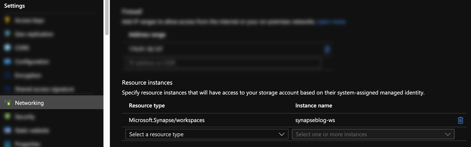 Storage Account Trusted MSI